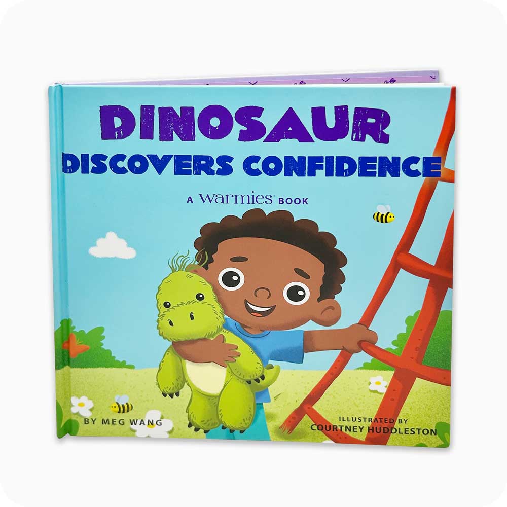 Image 104: Dinosaur Discovers Confidence Book - Warmies USA