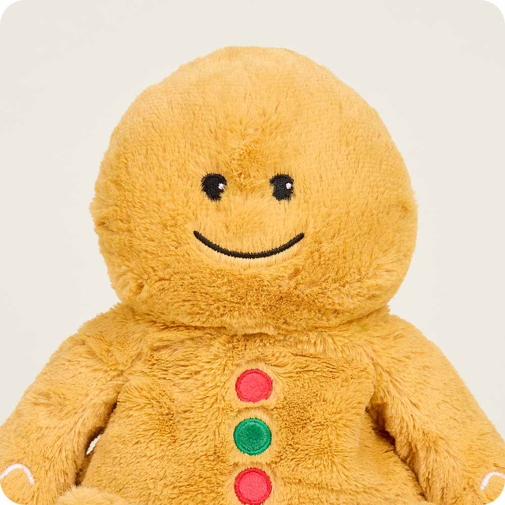 Image 100: Gingerbread Boy Stuffed Animal Warmies