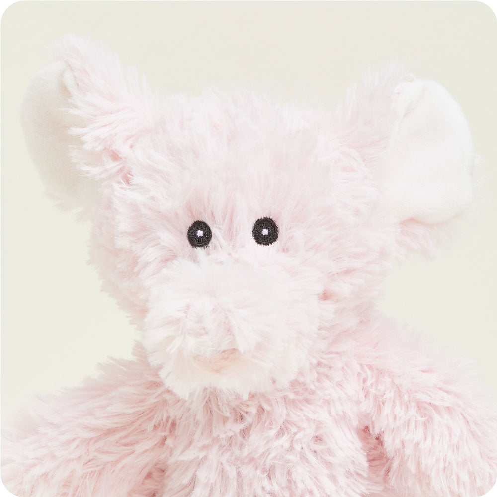 Image 96: Pink Elephant Stuffed Animal Warmies Junior
