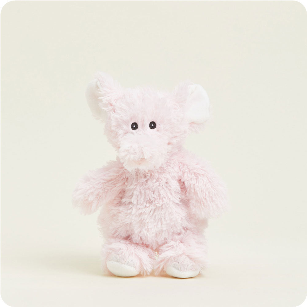 Image 99: Heated Pink Elephant Plush Warmies Junior