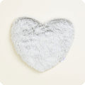 Image 87: Microwavable Marshmallow Gray Warmies Heart Heat Pad - Warmies USA