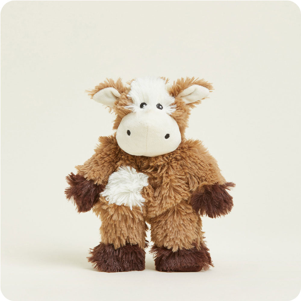 Image 100: Heated Cow Plush Warmies Junior