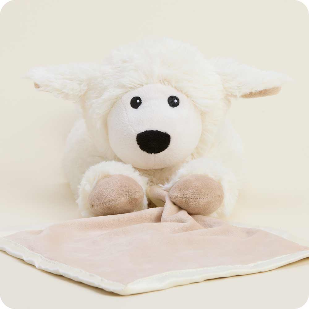 Image 96: Sheep Infant Security Blanket Stuffed Animal Warmies