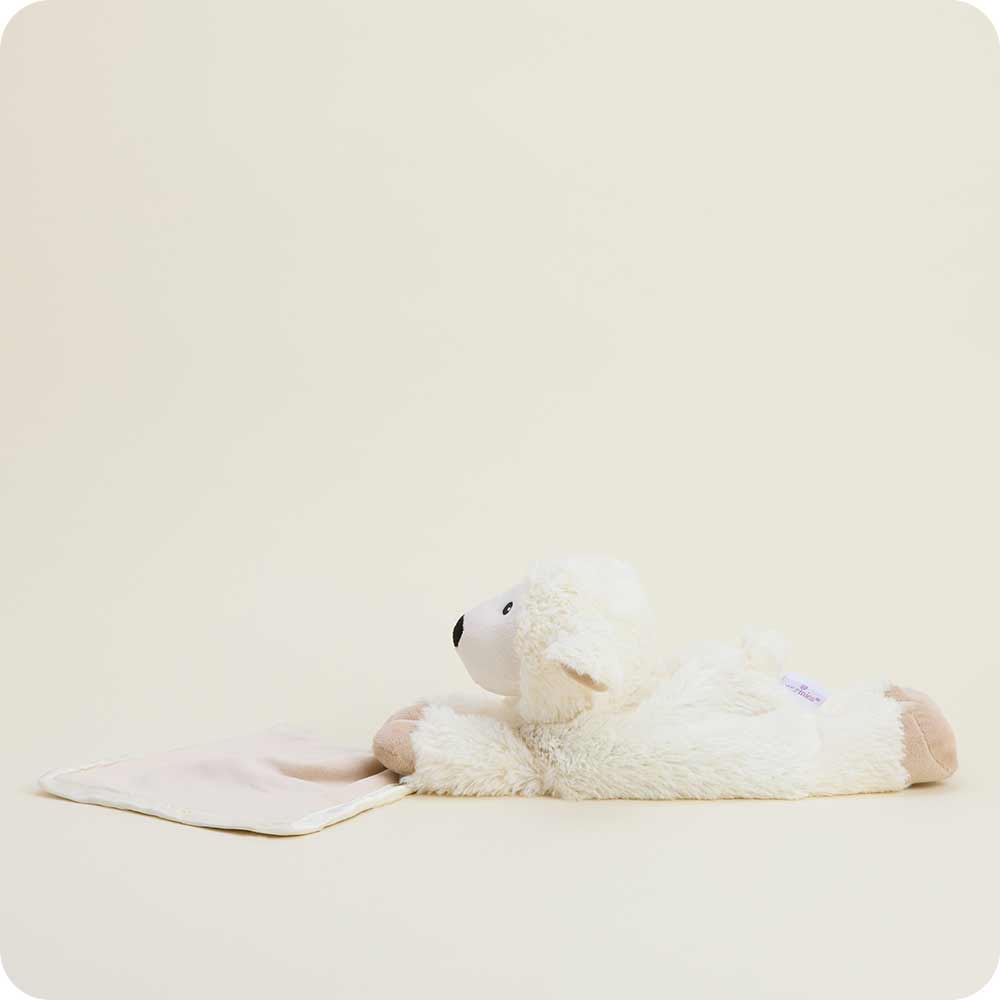 Image 98: Microwavable Sheep Infant Security Blanket Heating Pad Warmies