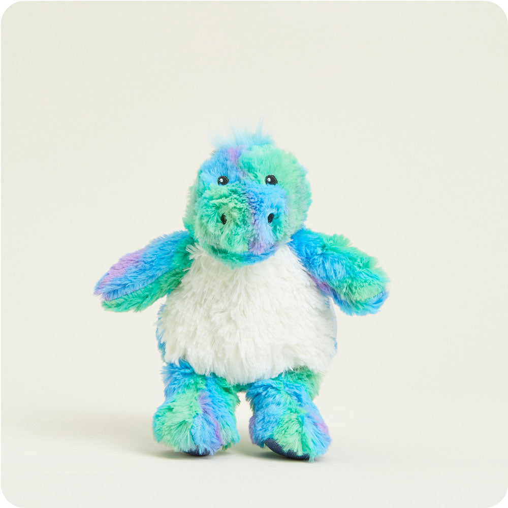 Image 99: Heated Rainbow Dinosaur Plush Warmies Junior