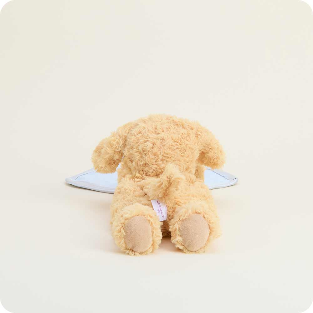 Image 99: Heated Golden Dog Infant Security Blanket Plush Warmies