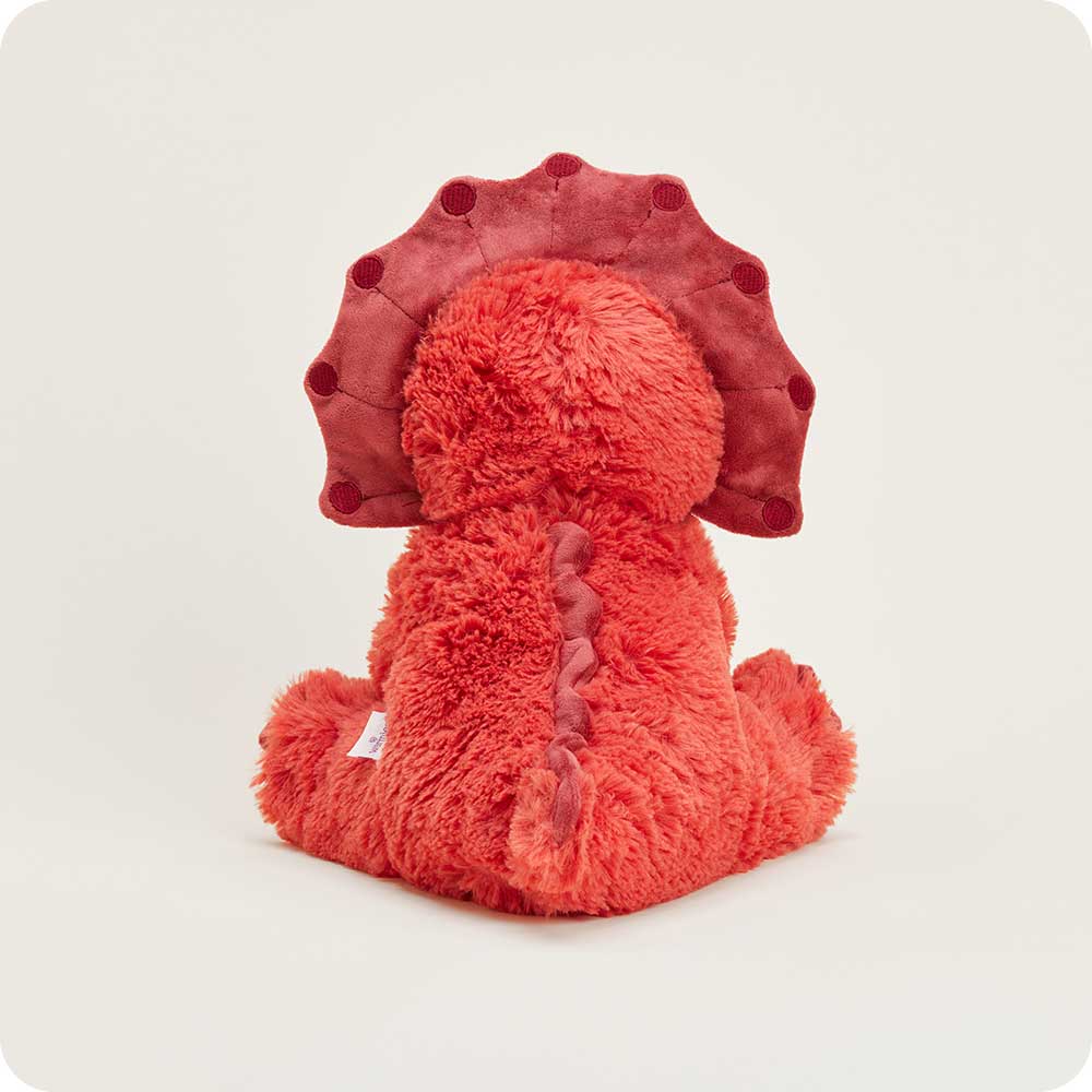 Image 109: Heated Red Triceratops Plush Warmies