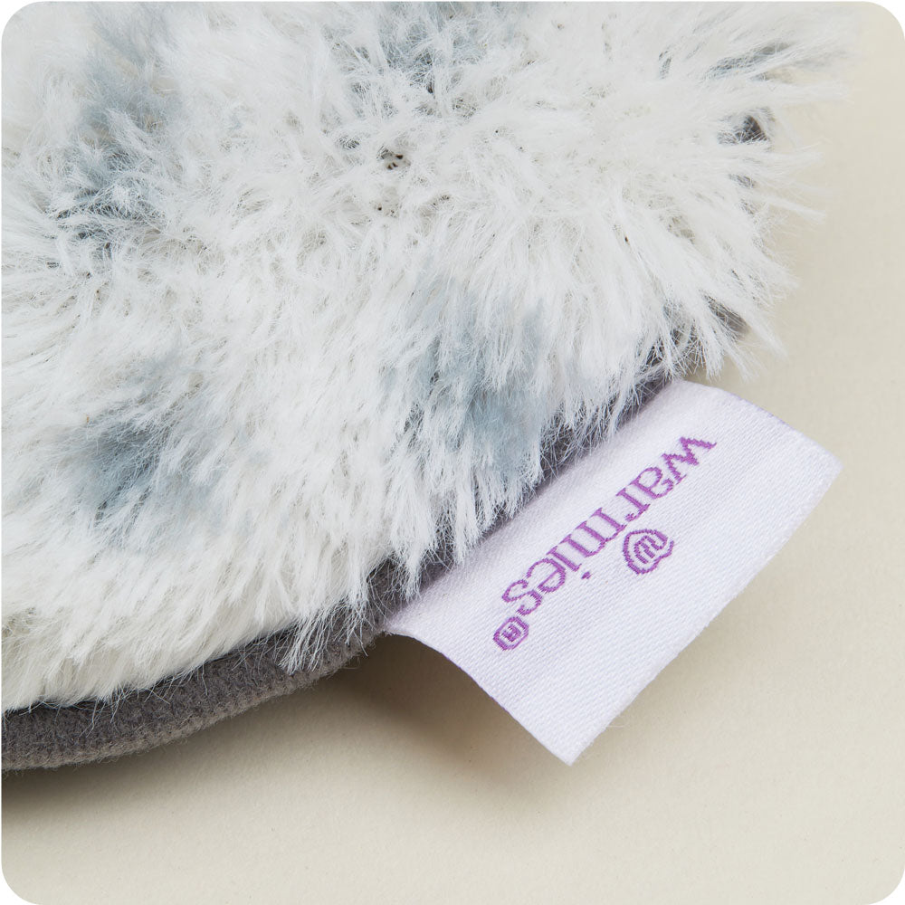 Image 94: Warmies USA's Snowy Eye Mask: Cozy comfort for rejuvenating sleep.