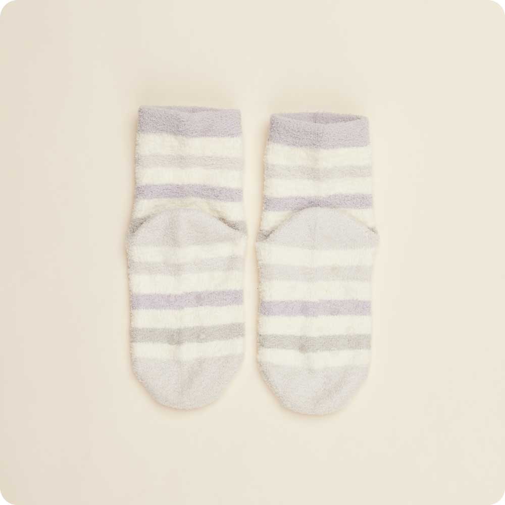 Image 116: Marshmallow Bear Crew Socks - Warmies USA