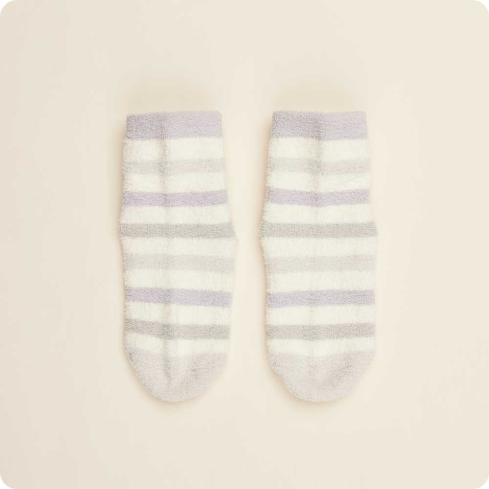 Image 115: Marshmallow Bear Crew Socks - Warmies USA