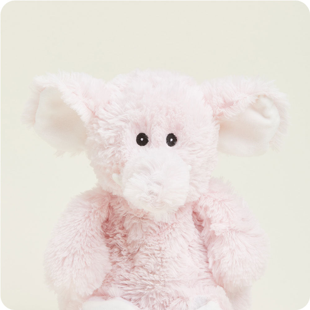 Image 96: Pink Elephant Stuffed Animal Warmies