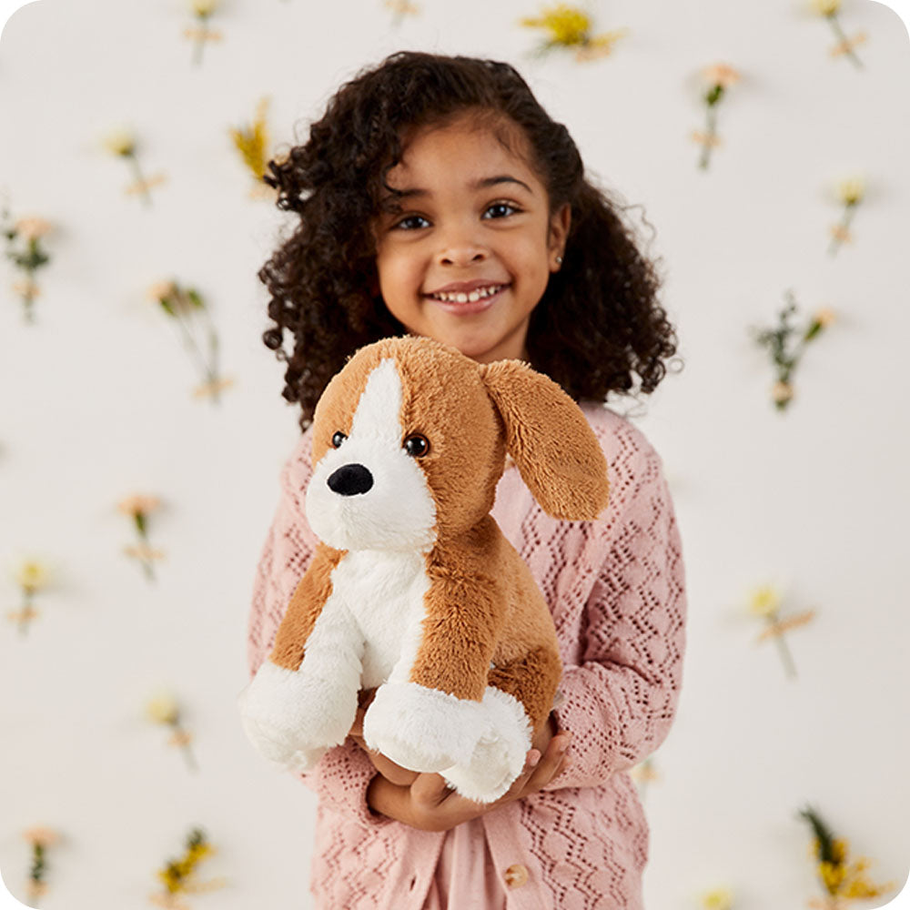 Image 102: beagle stuffed animal warmies lifestyle