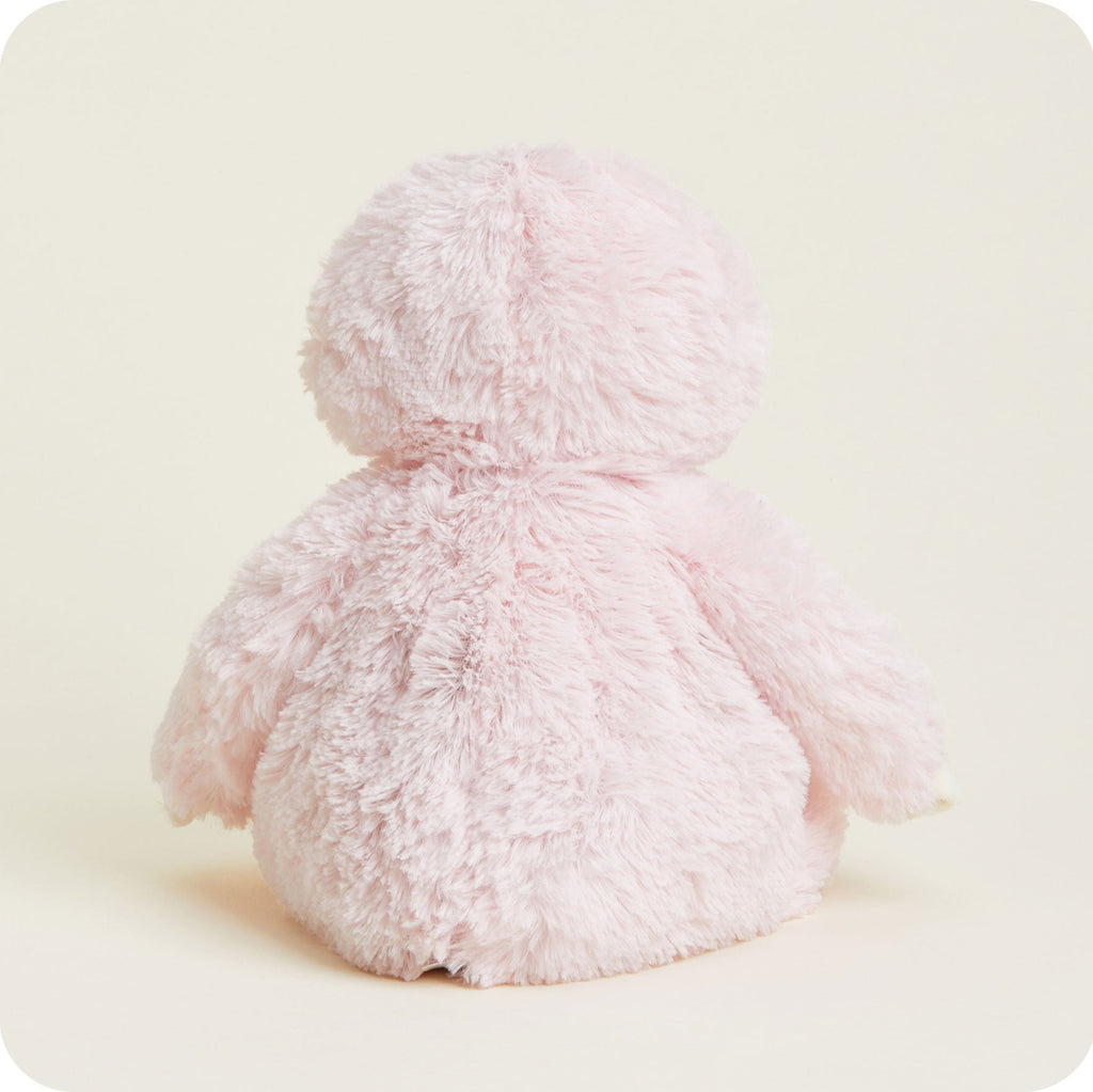 Image 108: Soft Warm Weighted Pink Sloth Plush Warmies